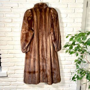 Gorgeous! MINK COAT FULL LENGTH SABLE? Rosendorf/Evans Luxury Sz 6 EXC COND